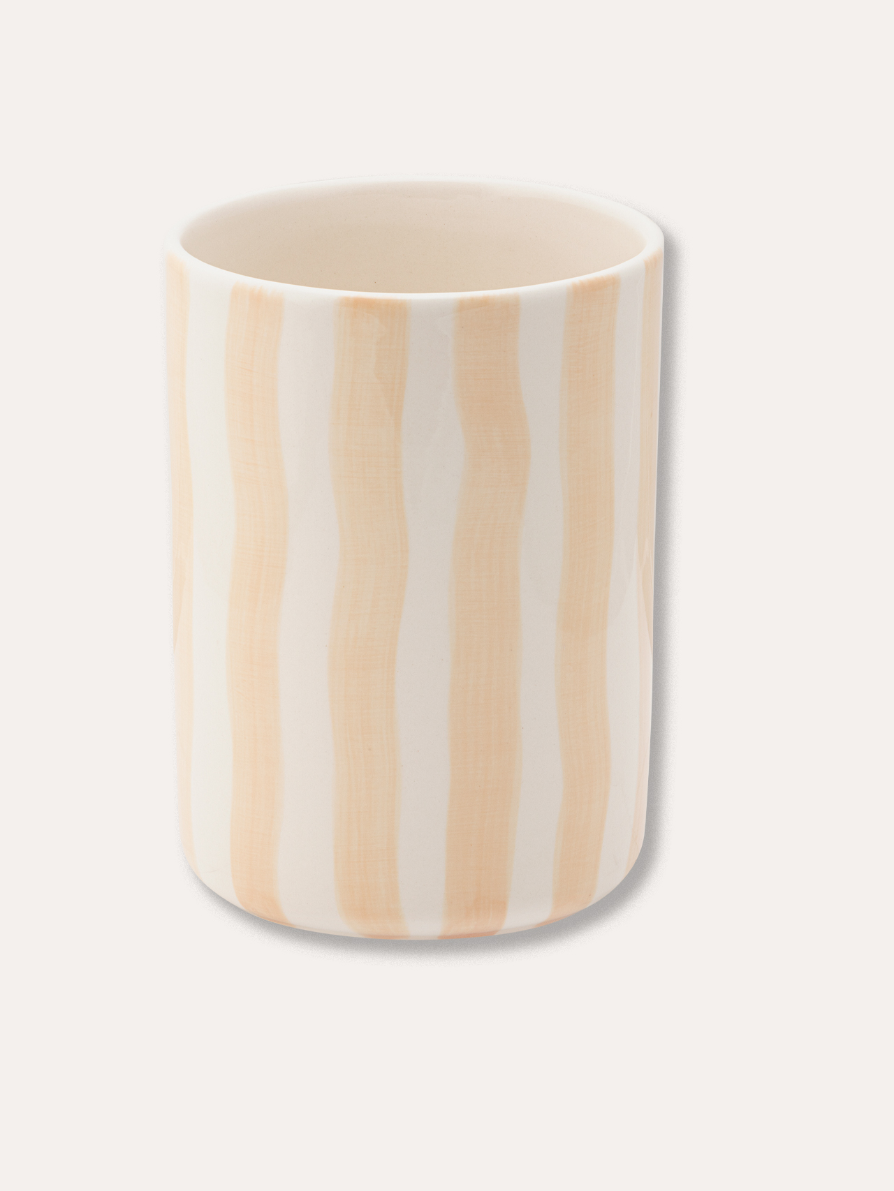 Vase Stripes - boho beige